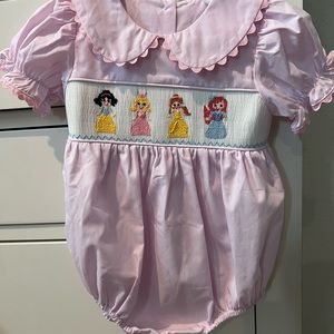 Disney Princess Smocked Bubble